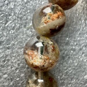 High Quality 11MM Half Bowl Garden Quartz Natural Crystal Bracelet